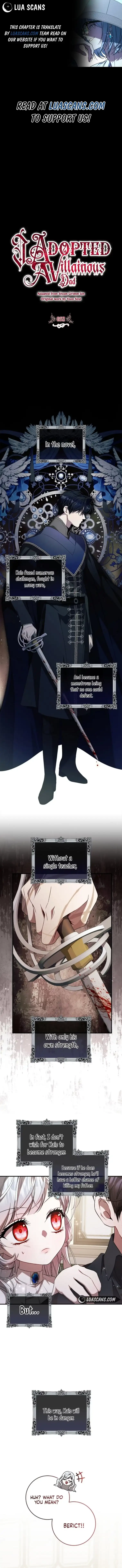 I Adopted a Villainous Dad Chapter 52 - Page 1