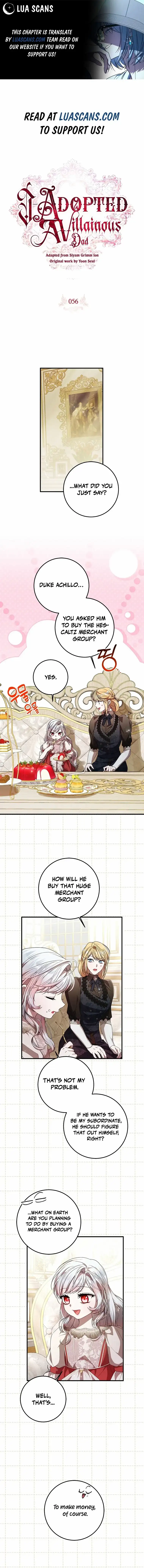 I Adopted a Villainous Dad Chapter 56 - Page 1