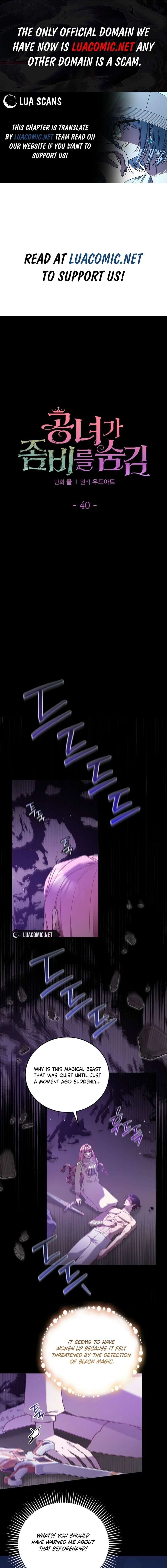 The Lady Who Hides the Zombies Chapter 40 - Page 1