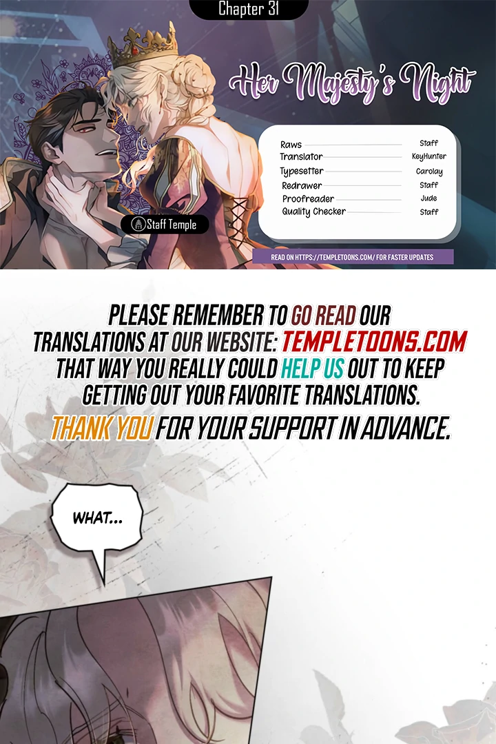 Her Majesty’s Night Chapter 31 - Page 1