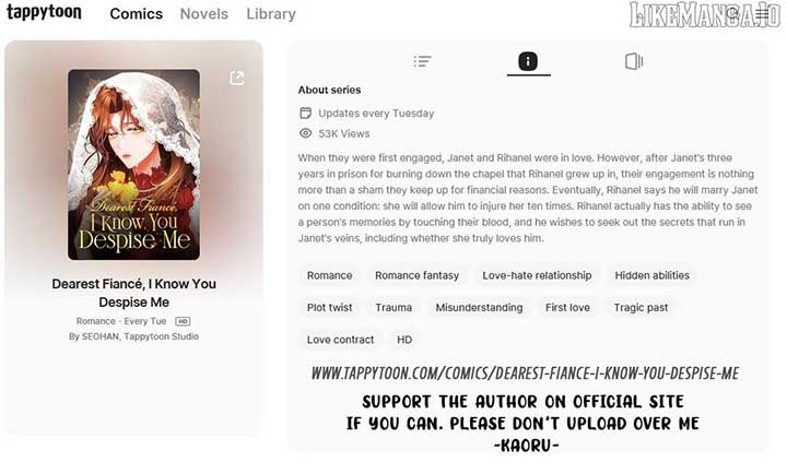 Dearest Fiancé, I Know You Despise Me [Official] Chapter 18 - Page 57