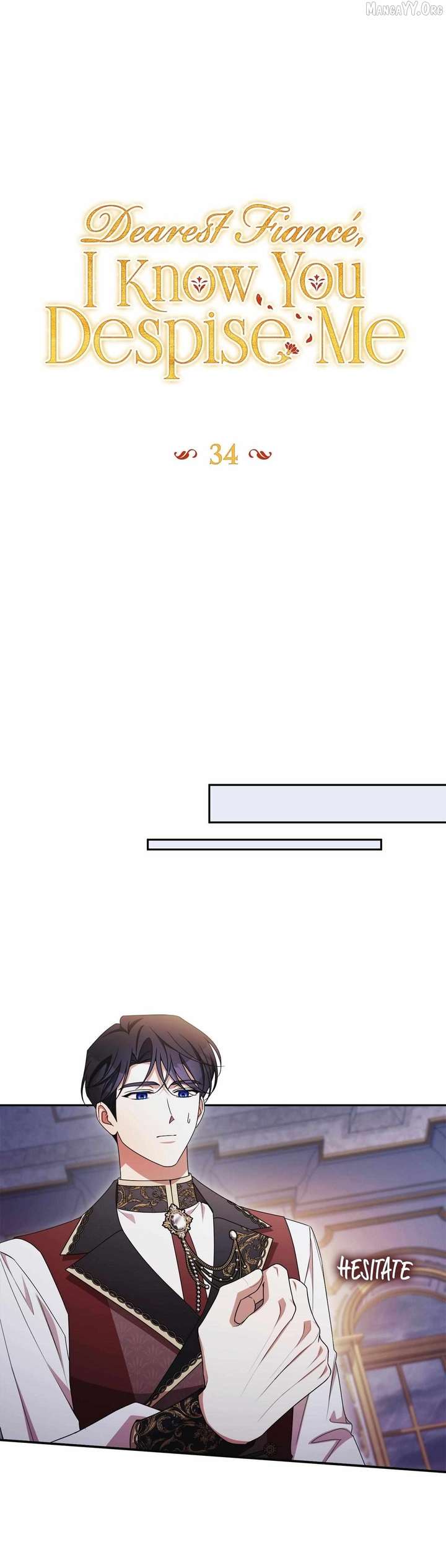 Dearest Fiancé, I Know You Despise Me [Official] Chapter 34 - Page 14