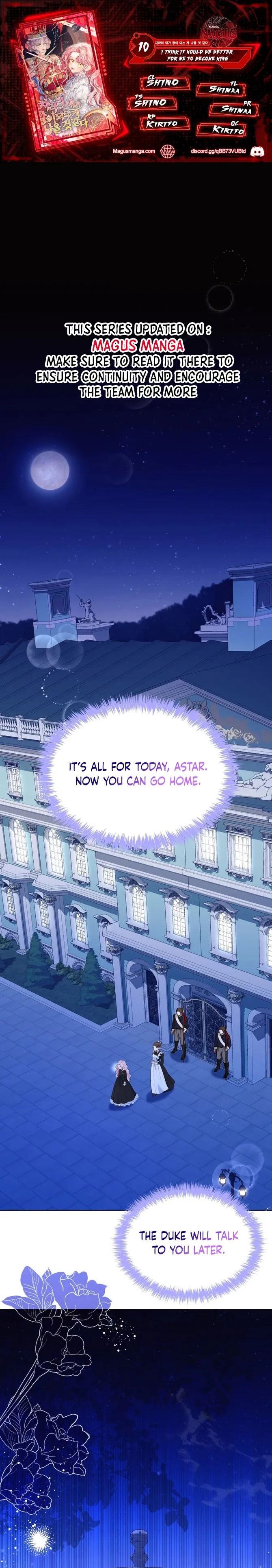 I Think It Would Be Better For Me to Become King Chapter 10 - Page 1