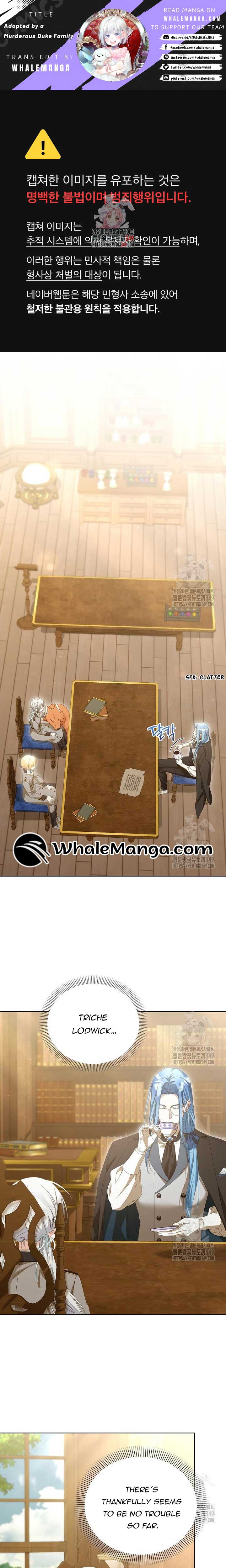 Adopted by a Murderous Duke Family Chapter 38 - Page 1