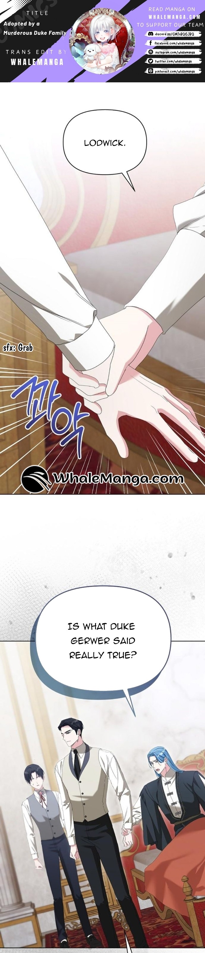 Adopted by a Murderous Duke Family Chapter 45 - Page 1