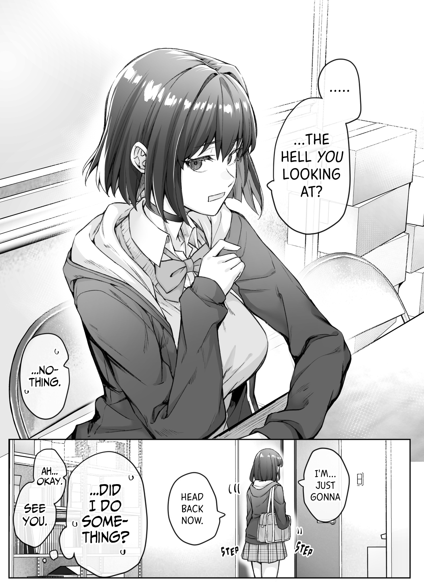 The Tsuntsuntsuntsuntsuntsun Tsuntsuntsuntsuntsundere Girl Getting Less And Less Tsun Day By Day Chapter 28 - Page 1