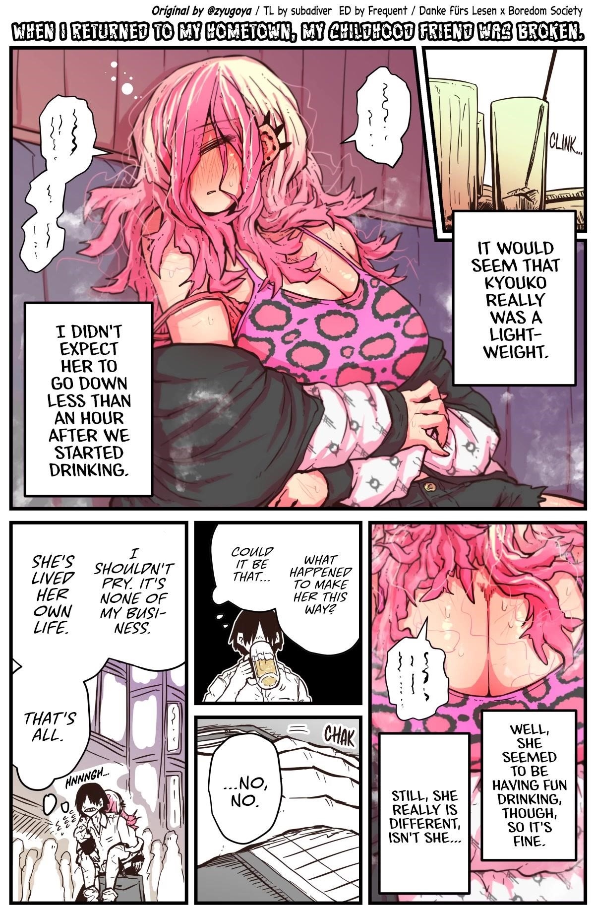 When I Returned To My Hometown, My Childhood Friend Was Broken Chapter 13 - Page 1