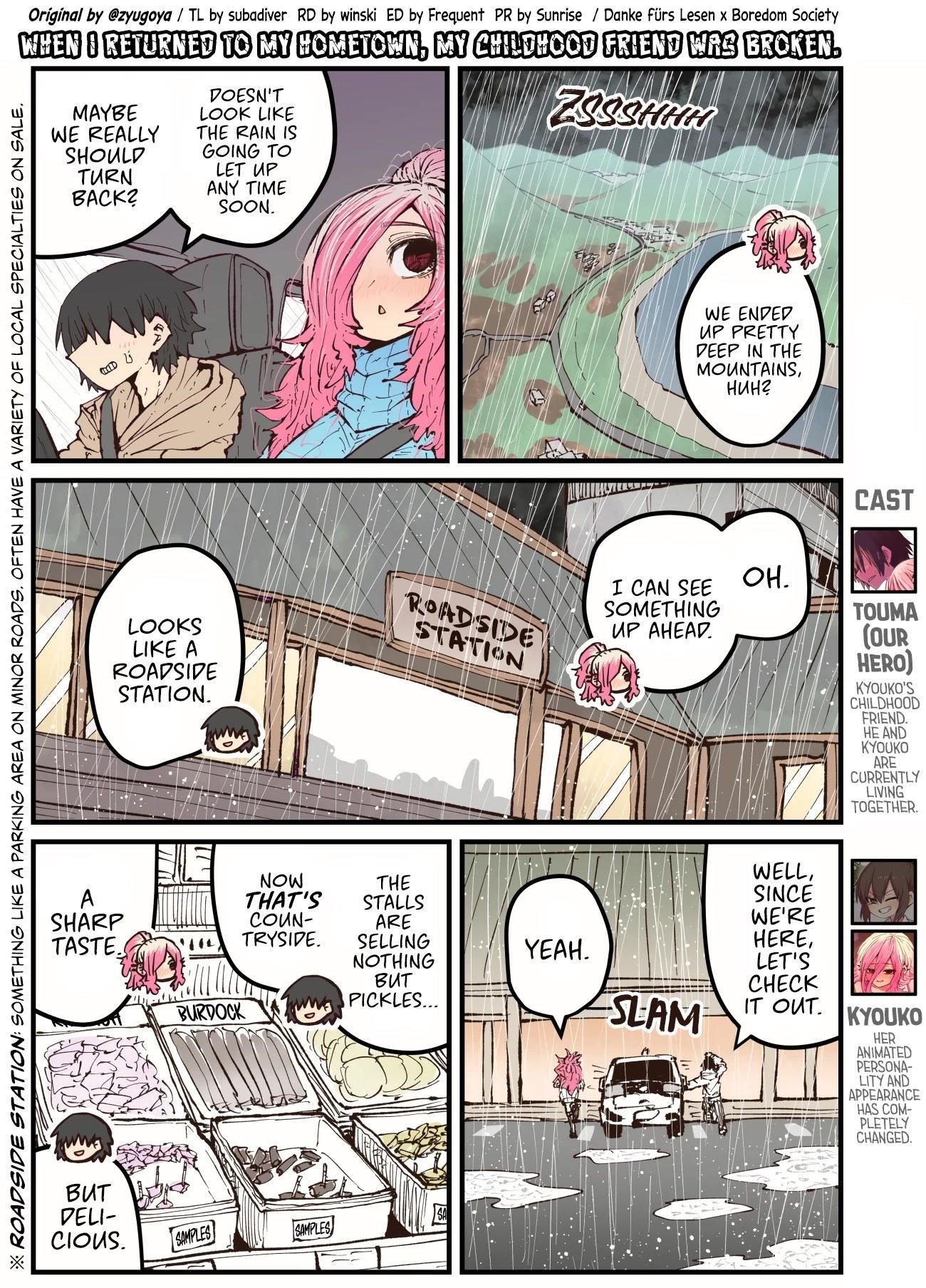 When I Returned To My Hometown, My Childhood Friend Was Broken Chapter 36 - Page 1