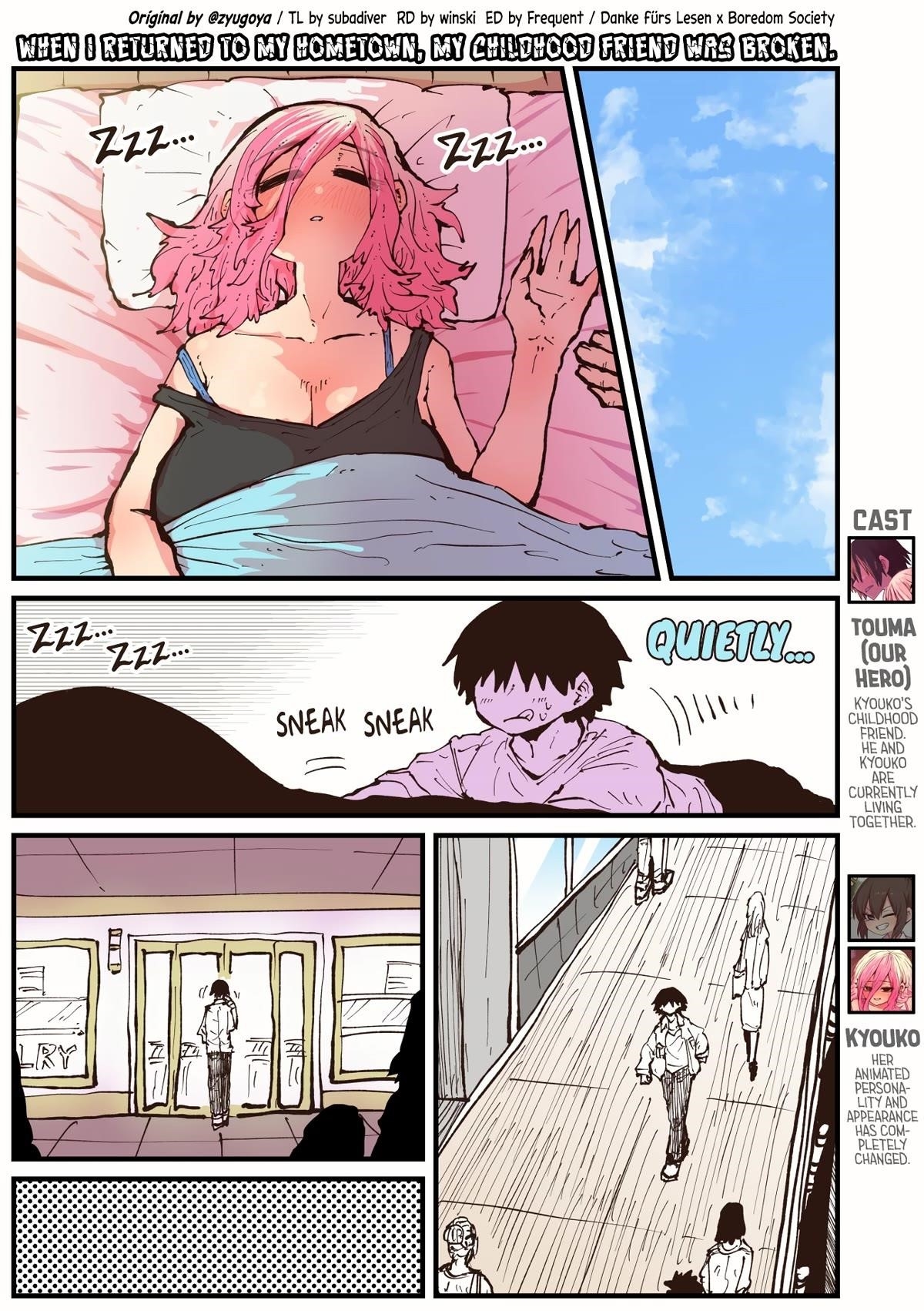 When I Returned To My Hometown, My Childhood Friend Was Broken Chapter 40 - Page 1