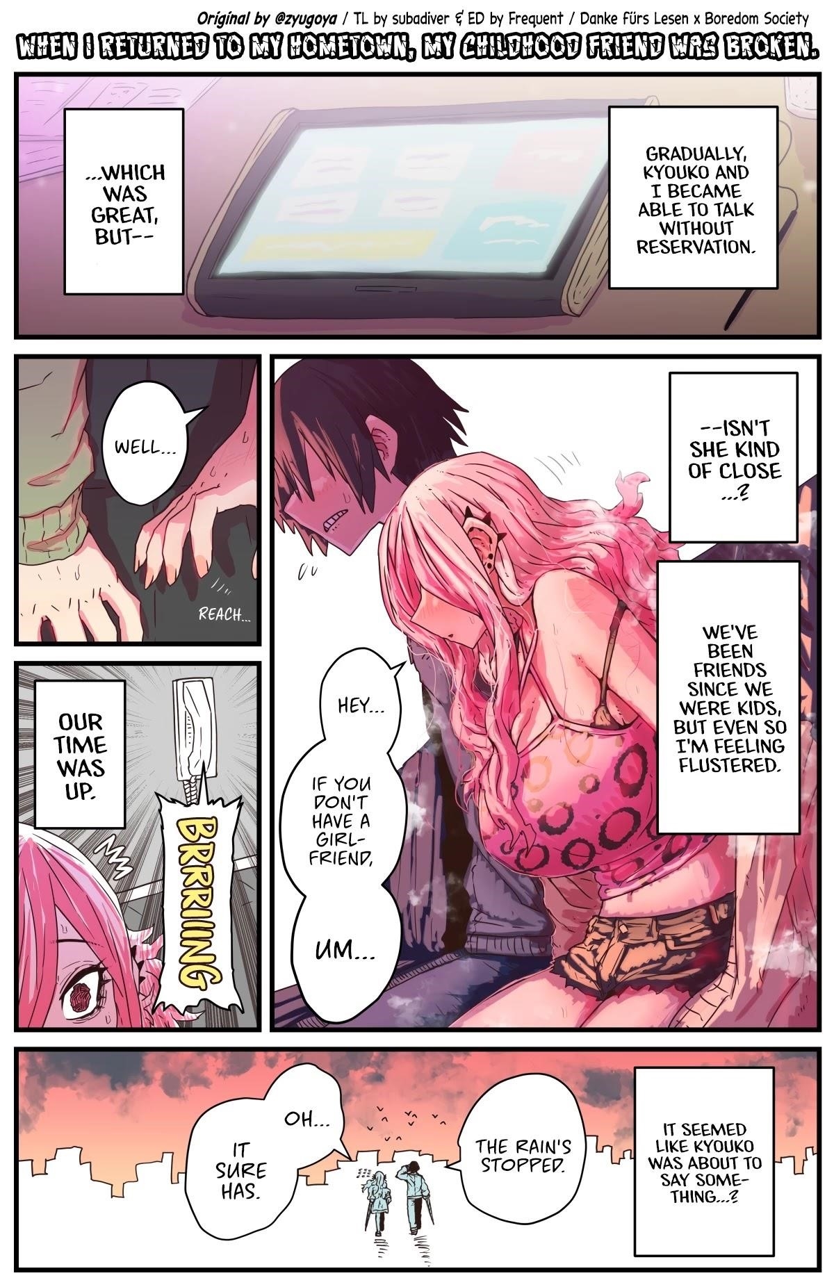 When I Returned To My Hometown, My Childhood Friend Was Broken Chapter 8 - Page 1