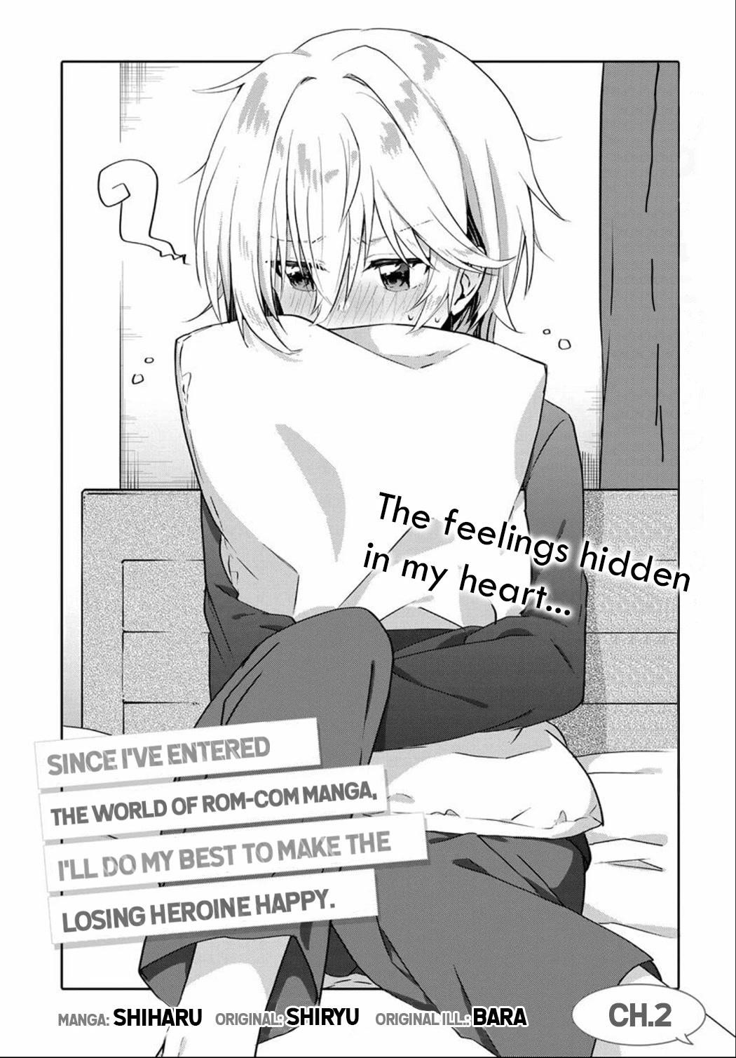 Since I’ve Entered the World of Romantic Comedy Manga, I’ll Do My Best to Make the Losing Heroine Happy Chapter 2 - Page 2