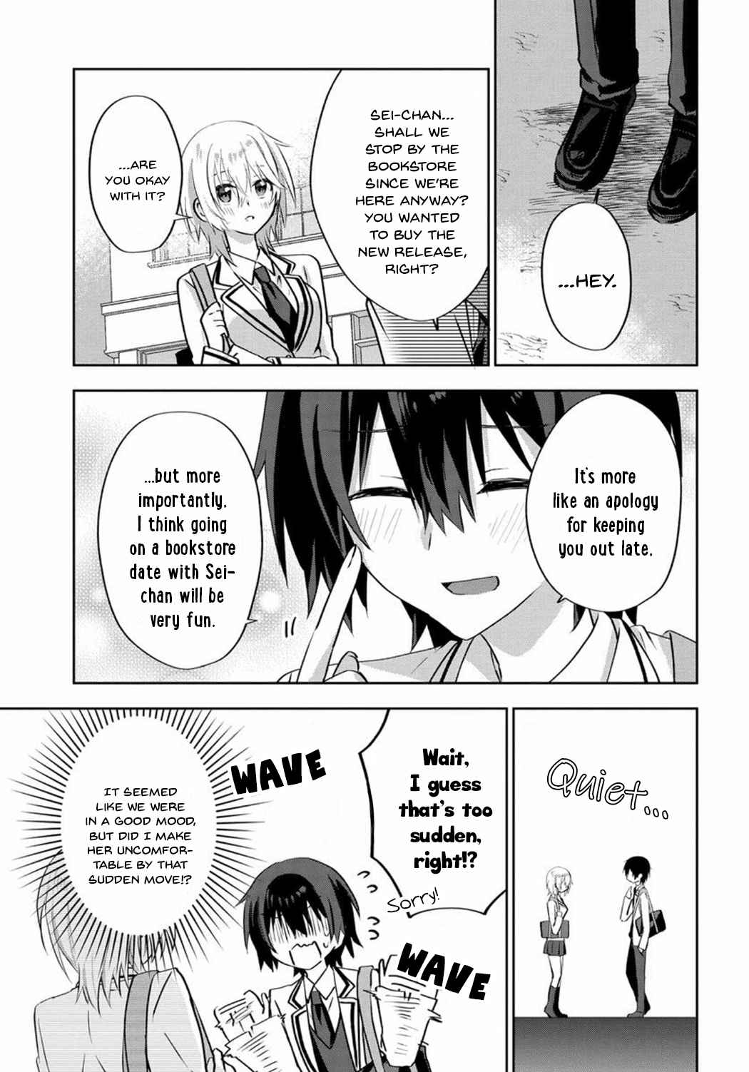 Since I’ve Entered the World of Romantic Comedy Manga, I’ll Do My Best to Make the Losing Heroine Happy Chapter 4.2 - Page 10