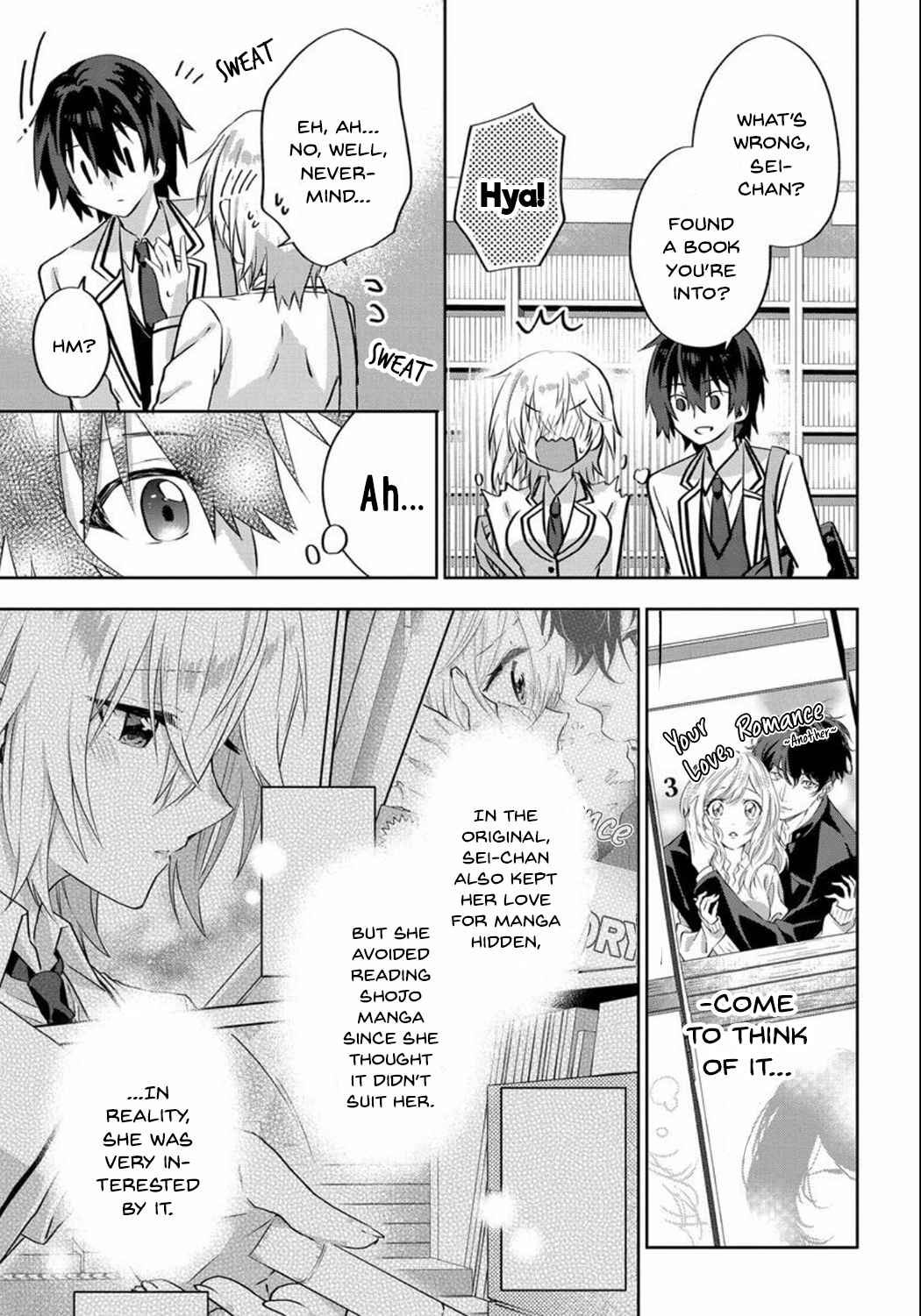 Since I’ve Entered the World of Romantic Comedy Manga, I’ll Do My Best to Make the Losing Heroine Happy Chapter 5.1 - Page 7