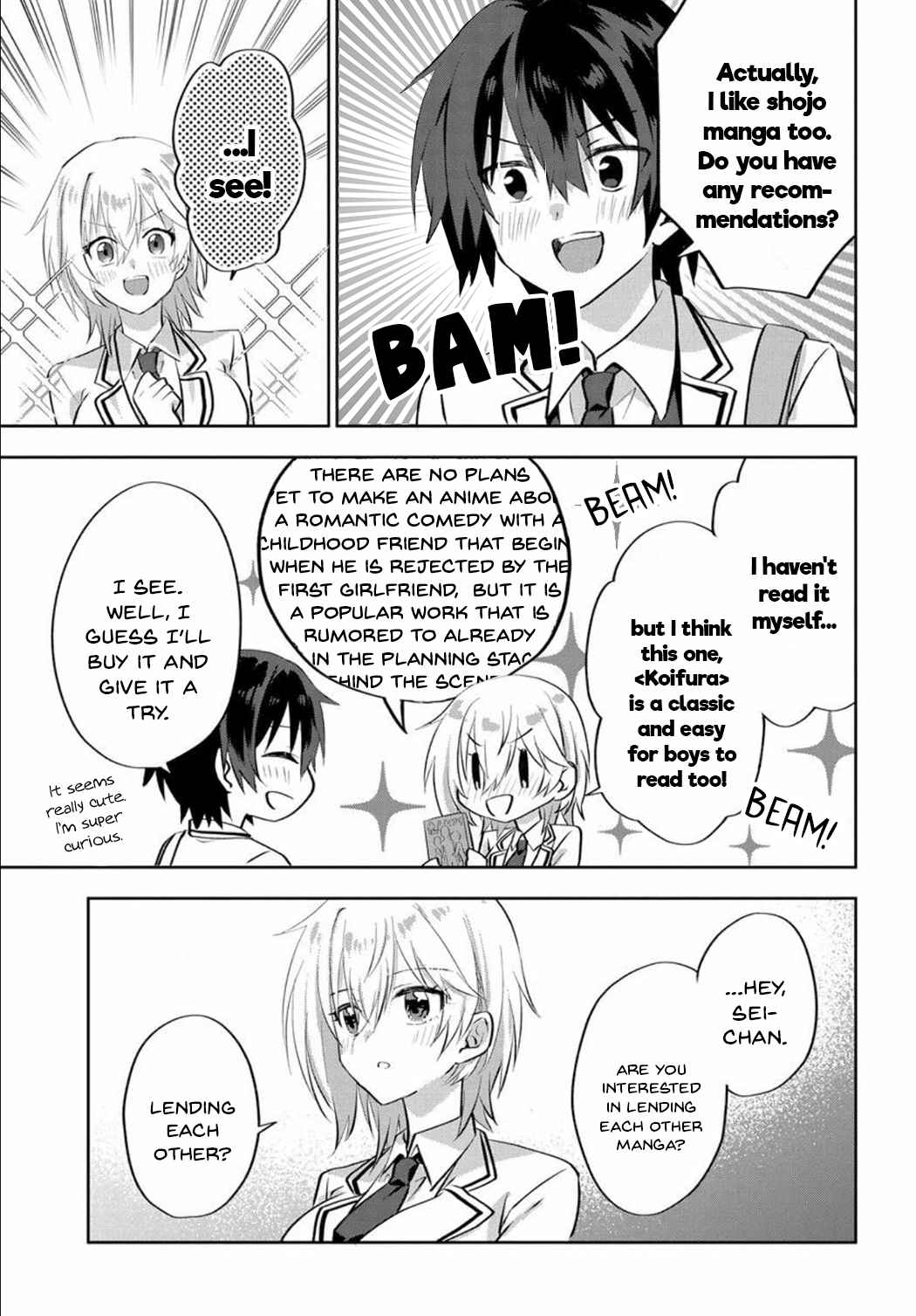 Since I’ve Entered the World of Romantic Comedy Manga, I’ll Do My Best to Make the Losing Heroine Happy Chapter 5.1 - Page 9