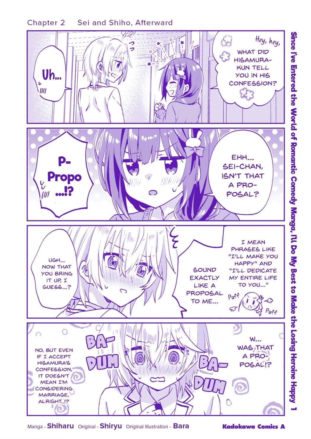 Since I’ve Entered the World of Romantic Comedy Manga, I’ll Do My Best to Make the Losing Heroine Happy Chapter 6.5 - Page 13