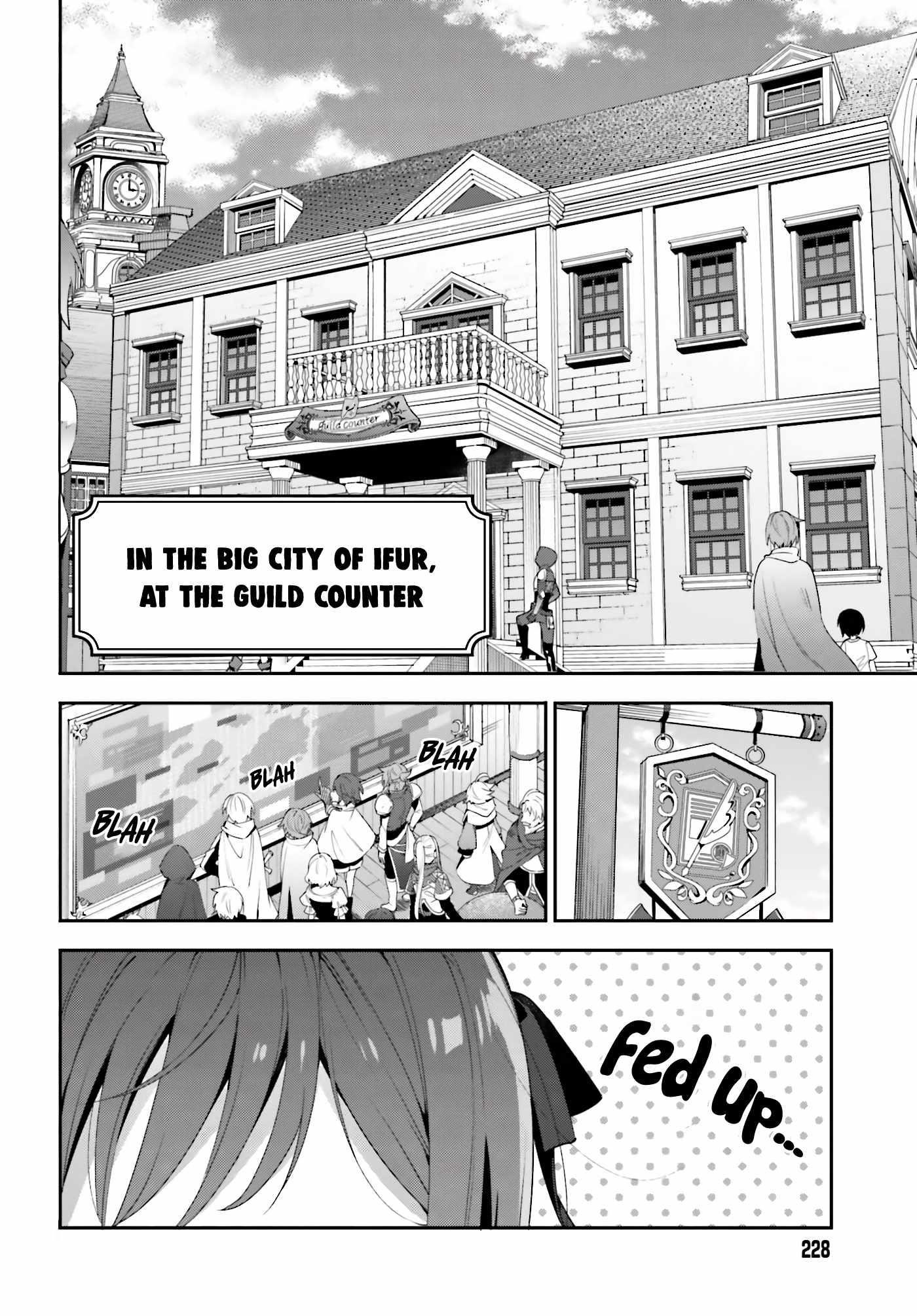 I’m the guild receptionist, but since I don’t want to work overtime, I think I’ll just solo the boss Chapter 1 - Page 3