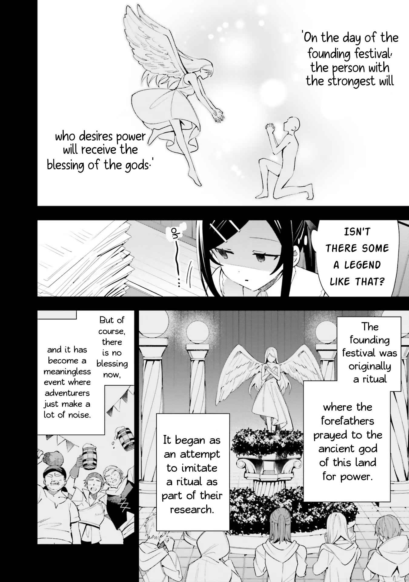 I’m the guild receptionist, but since I don’t want to work overtime, I think I’ll just solo the boss Chapter 11 - Page 4