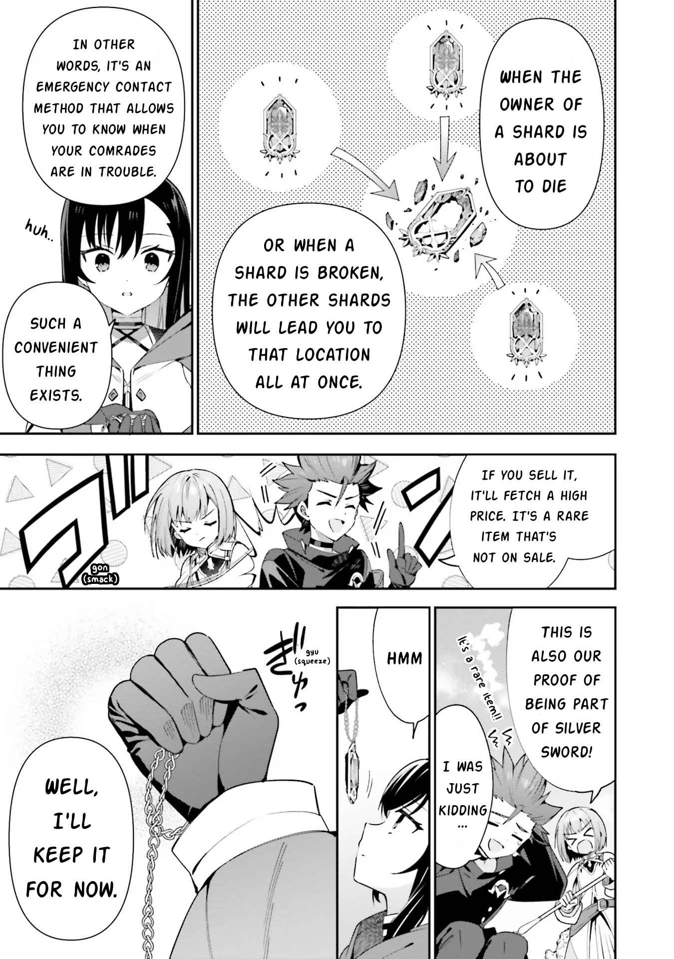 I’m the guild receptionist, but since I don’t want to work overtime, I think I’ll just solo the boss Chapter 12 - Page 7