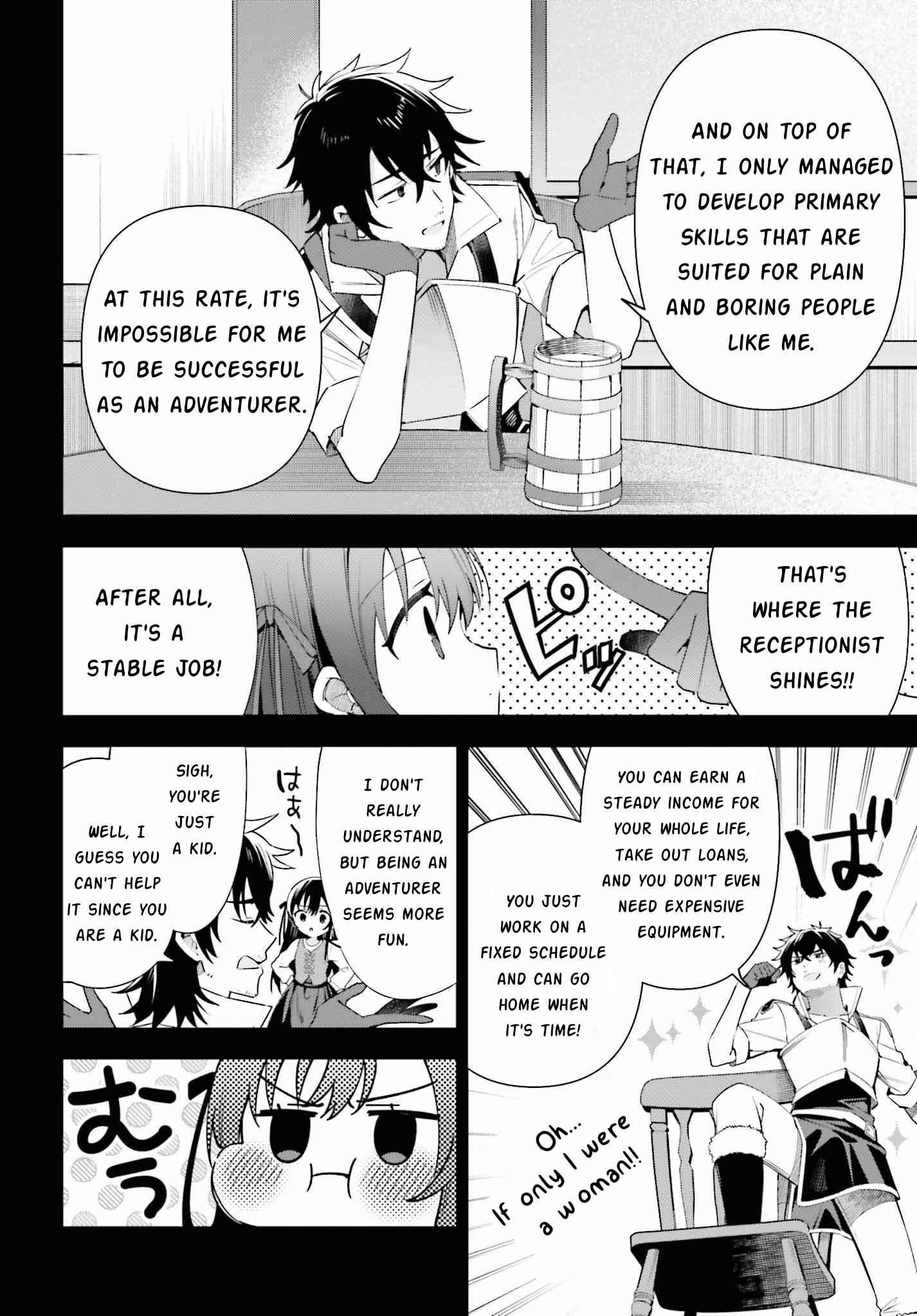 I’m the guild receptionist, but since I don’t want to work overtime, I think I’ll just solo the boss Chapter 15 - Page 8