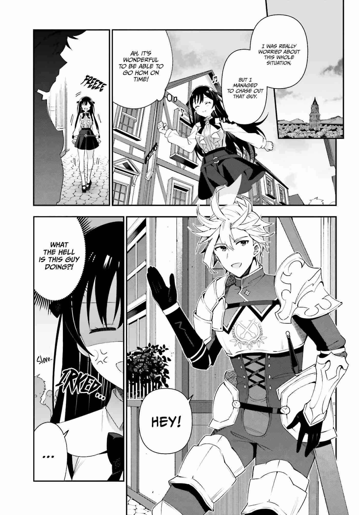 I’m the guild receptionist, but since I don’t want to work overtime, I think I’ll just solo the boss Chapter 3 - Page 13