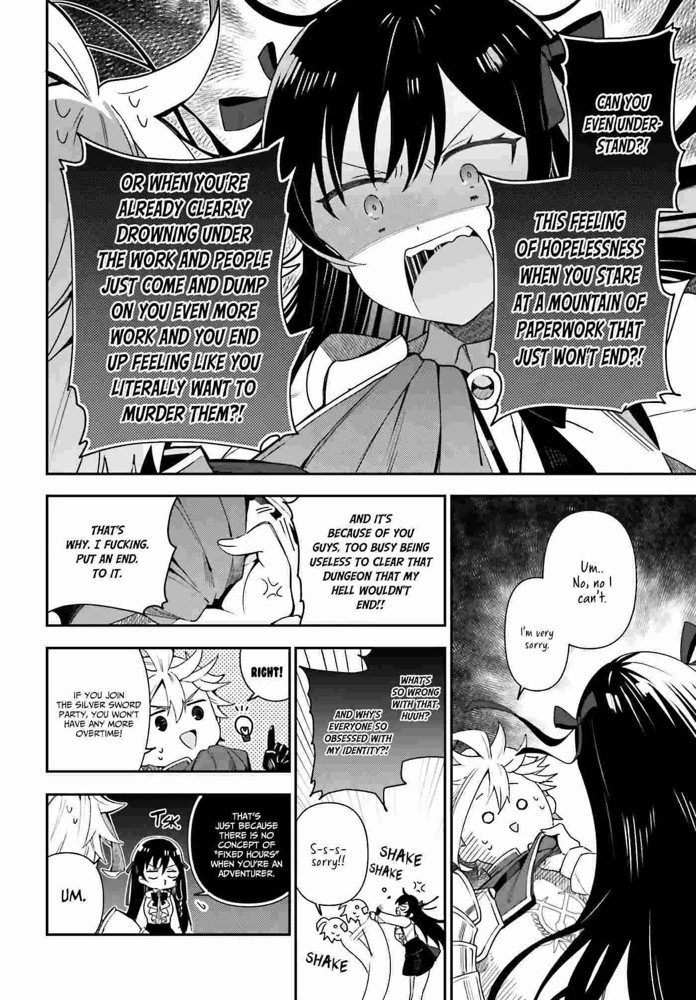 I’m the guild receptionist, but since I don’t want to work overtime, I think I’ll just solo the boss Chapter 3 - Page 24