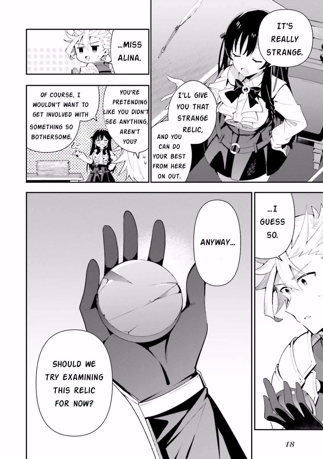 I’m the guild receptionist, but since I don’t want to work overtime, I think I’ll just solo the boss Chapter 7 - Page 20