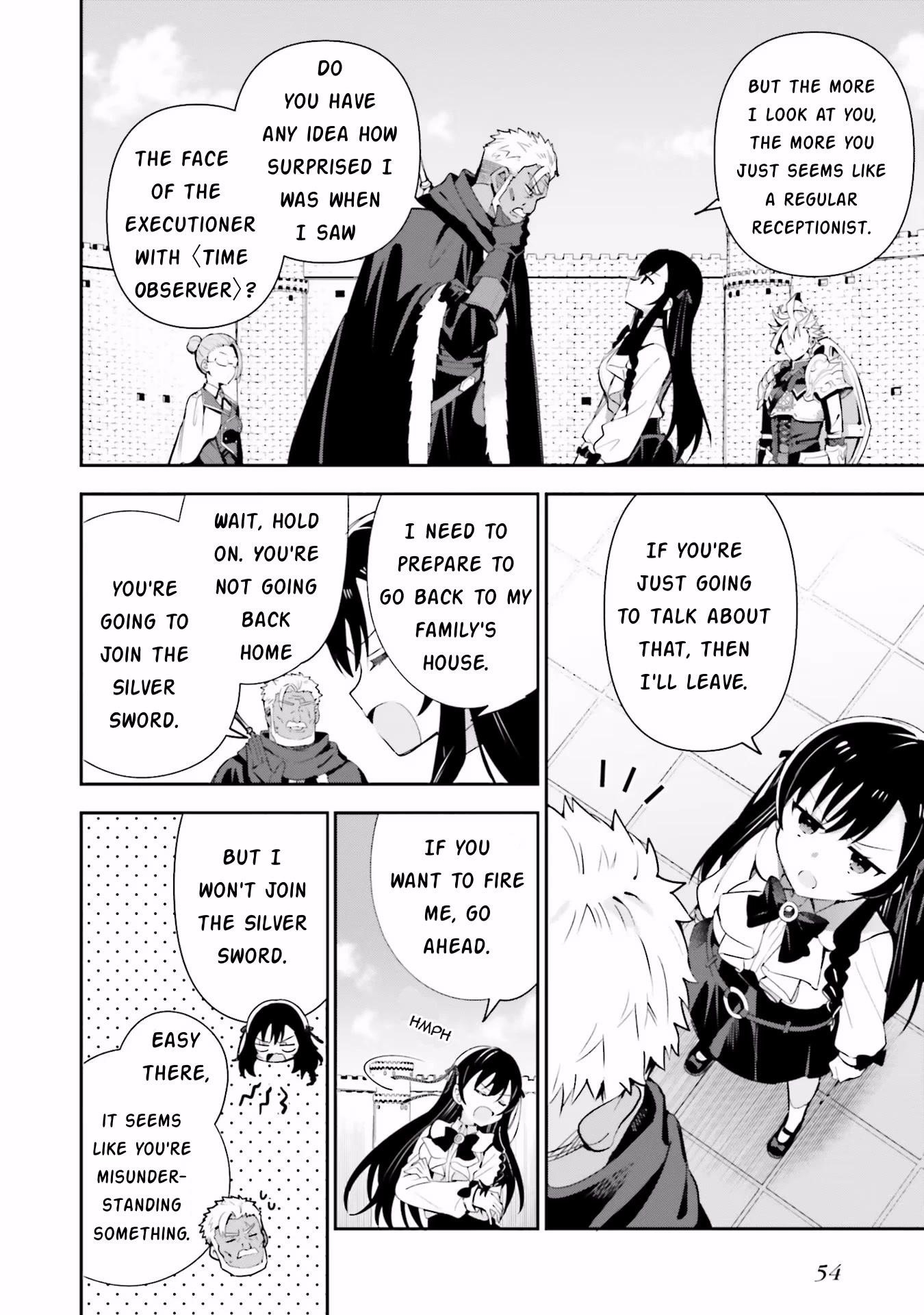 I’m the guild receptionist, but since I don’t want to work overtime, I think I’ll just solo the boss Chapter 8 - Page 26